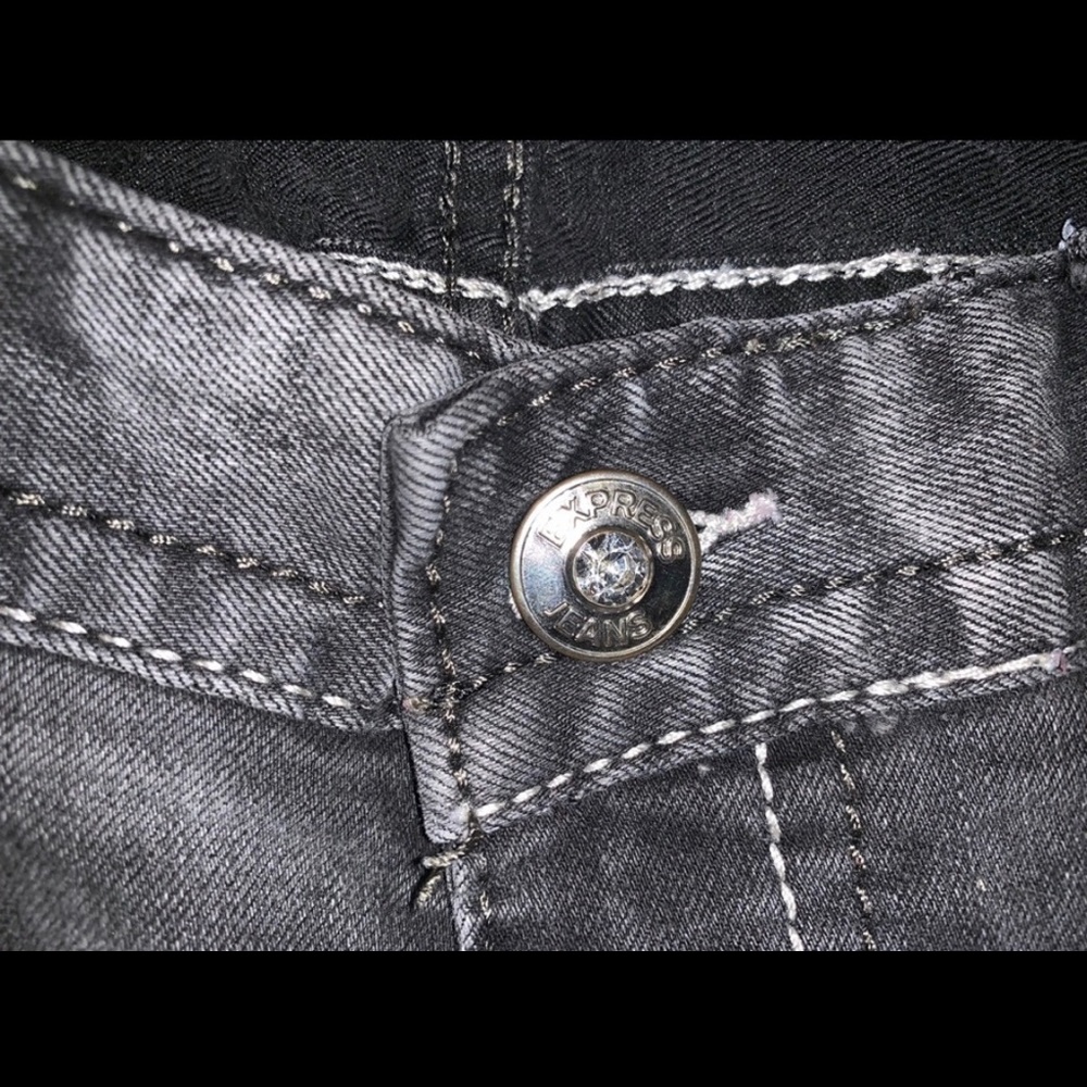 Express grey skinny jeans 12 - Picture 3 of 7